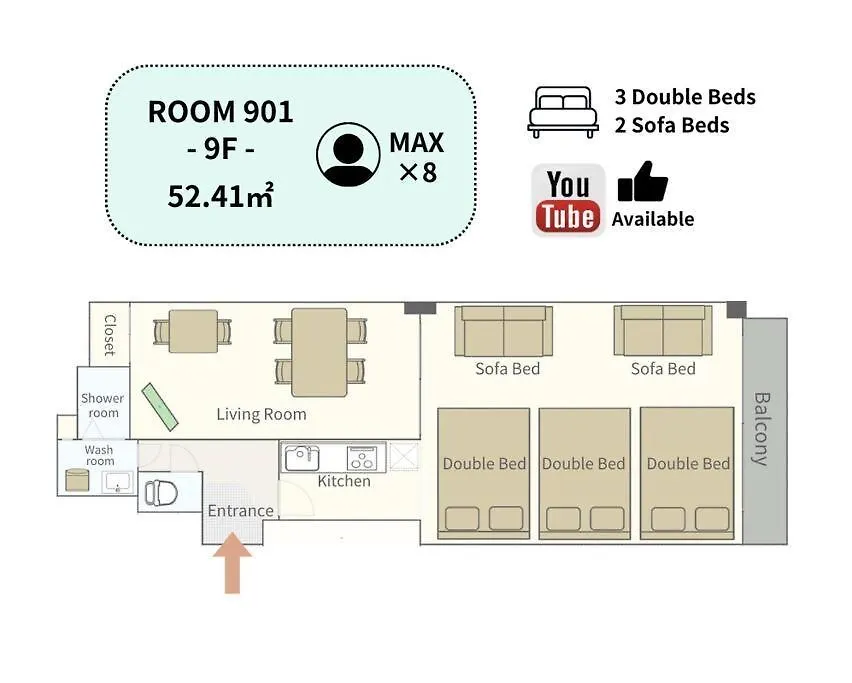 アネックス日本橋東901 Apartment Osaka